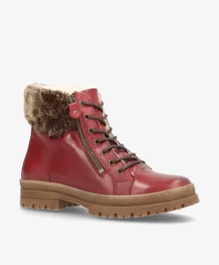 Dame Shoedesign Copenhagen ALDINA LACE WARM - Snørestøvle med foer - læder