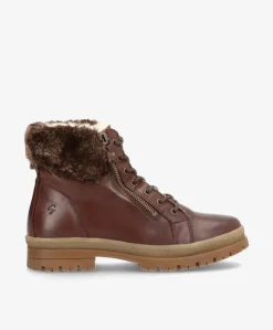 Dame Shoedesign Copenhagen ALDINA LACE WARM - Snørestøvle med foer - læder