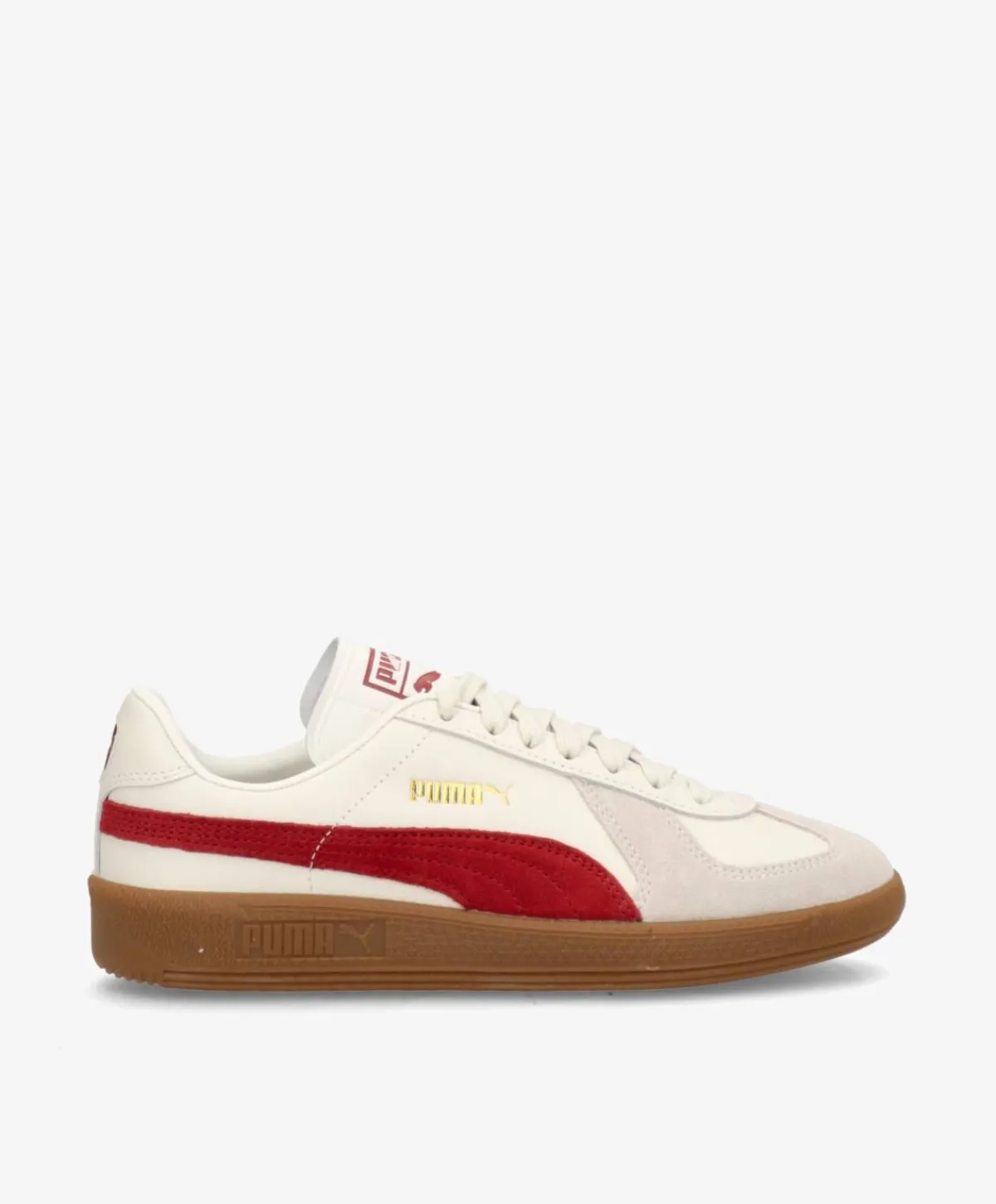 Dame Puma ARMY TRAINER 386607 18 - Sneakers Dame - white red -