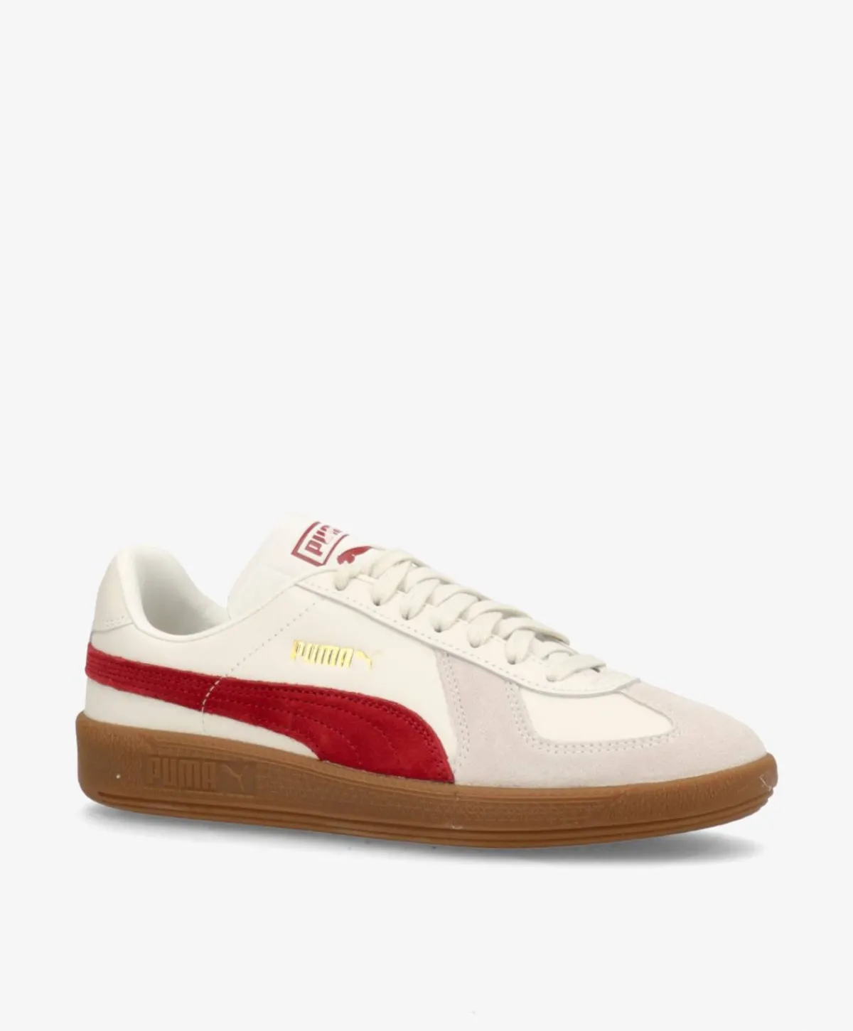 Dame Puma ARMY TRAINER 386607 18 - Sneakers Dame - white red -