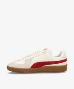 Dame Puma ARMY TRAINER 386607 18 - Sneakers Dame - white red -
