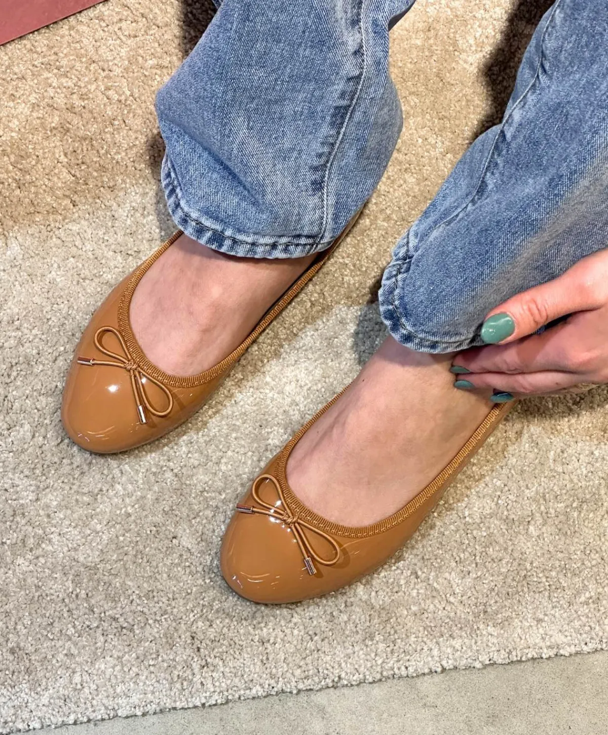 Dame Havanna Shoes Ballerina - lak - 9988-139