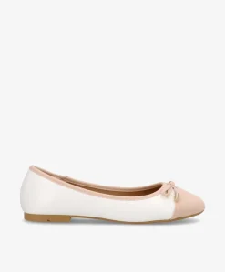 Dame Claudia Ghizzani Ballerina Dame - Hvid/Lyserød - 2BB1742002