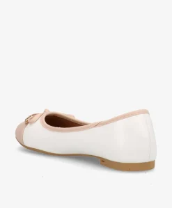 Dame Claudia Ghizzani Ballerina Dame - Hvid/Lyserød - 2BB1742002