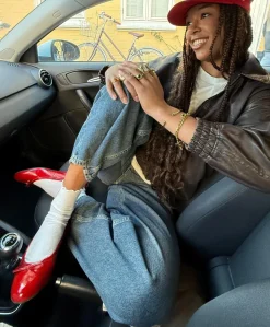 Dame phenumb copenhagen BISQUE - Ballerina - lak læder