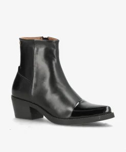 Dame Shoedesign Copenhagen CARMINA P - lak læder - Western støvler Dame