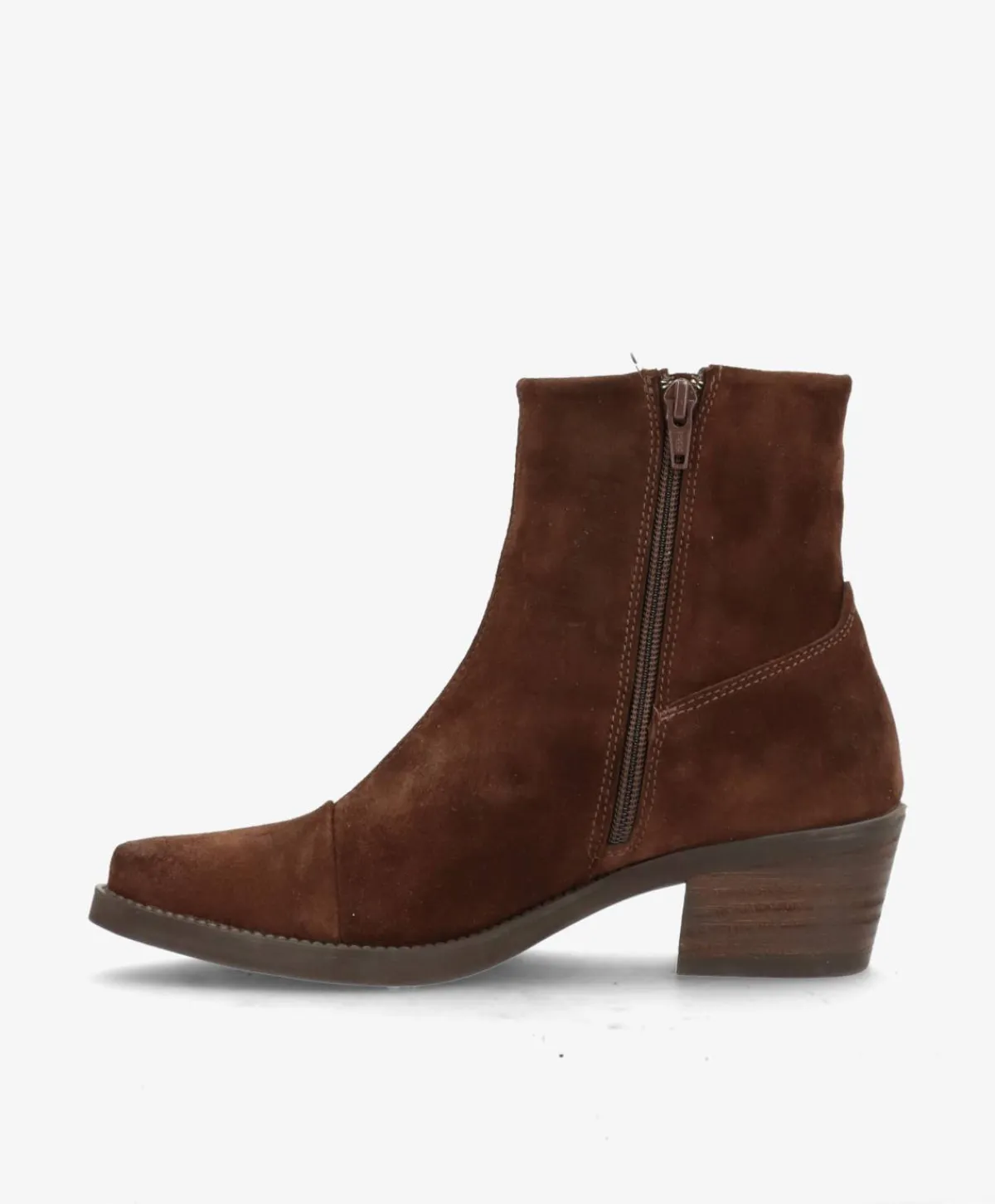 Dame Shoedesign Copenhagen CARMINA S - ruskind - Western støvler Dame