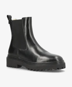 Dame phenumb copenhagen CASABLANCA WARM - Dame Chelsea støvle med foer - læder