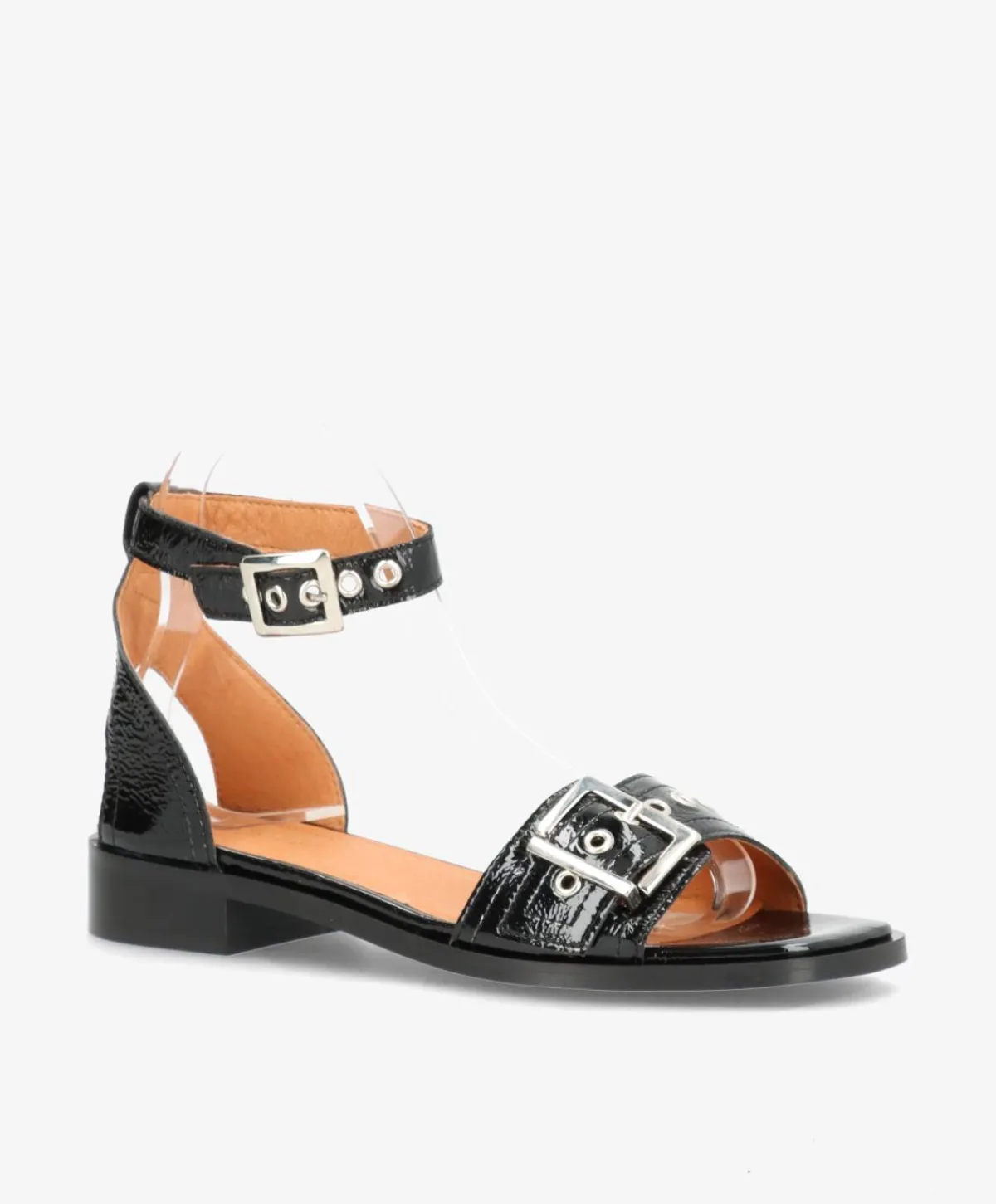 Dame phenumb copenhagen DESIRE P - lak læder - Sandaler med lav hæl Dame