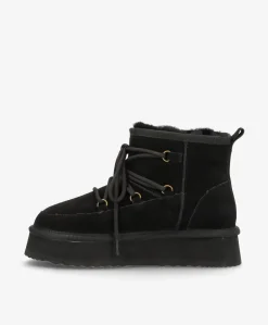 Dame phenumb copenhagen DUMBLE XL LACE - Dame Bamsestøvle med snøre - ruskind