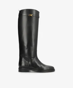 Dame phenumb copenhagen EQUESTRA LONG - Sort læder - Lang støvle Dame