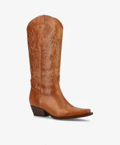 Dame phenumb copenhagen FRANKIE - Cowboy støvle lang - Lys Brun