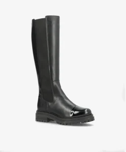 Dame Shoedesign Copenhagen HASTA LA VISTA P - Lang støvle - læder-lak