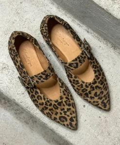 Dame Shoedesign Copenhagen JULES S - ruskind - Ballerina med rem