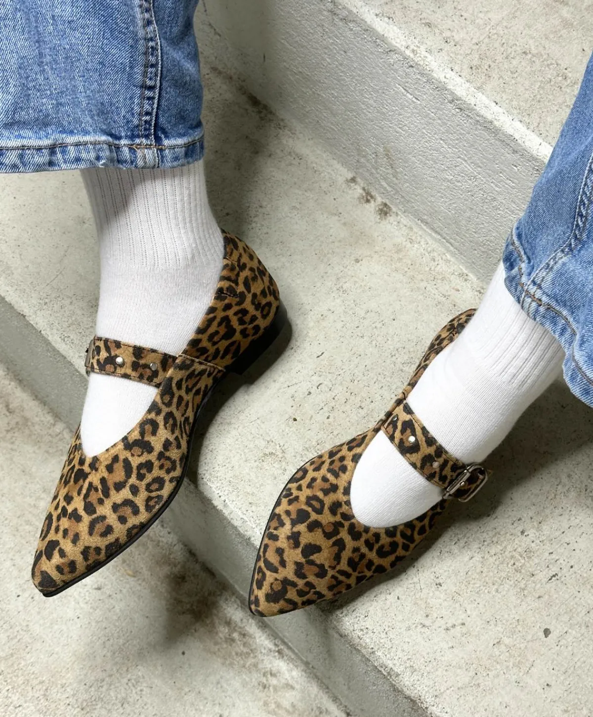 Dame Shoedesign Copenhagen JULES S - ruskind - Ballerina med rem