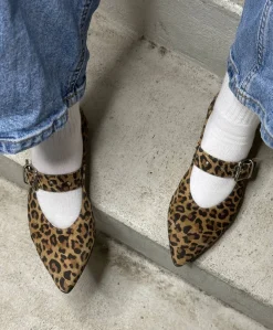 Dame Shoedesign Copenhagen JULES S - ruskind - Ballerina med rem