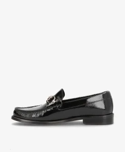 Dame phenumb copenhagen KENSINGTON P - Dame loafer - Sort lak læder