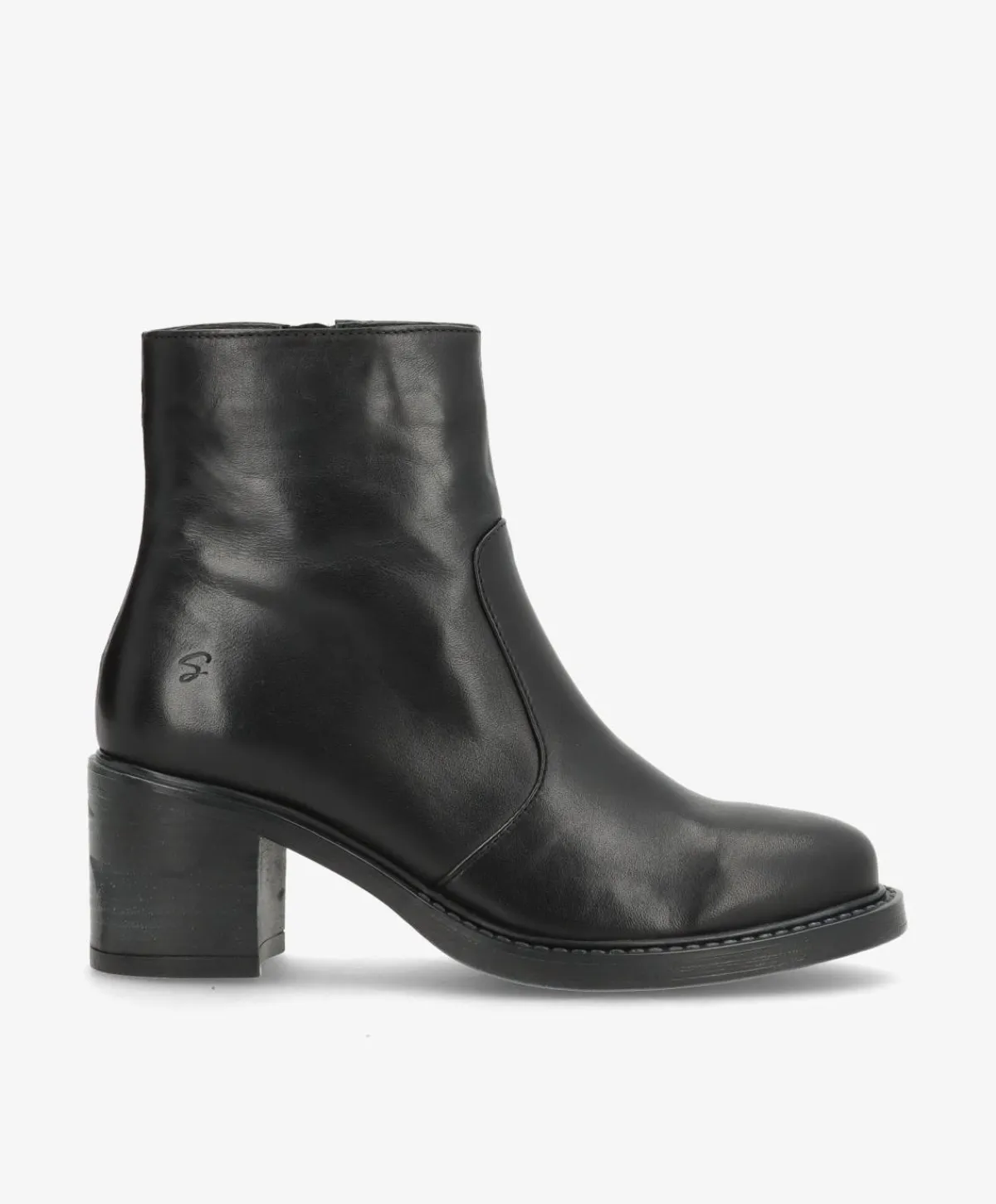 Dame Shoedesign Copenhagen KIRAN Sort - Høj støvle med hæl - læder