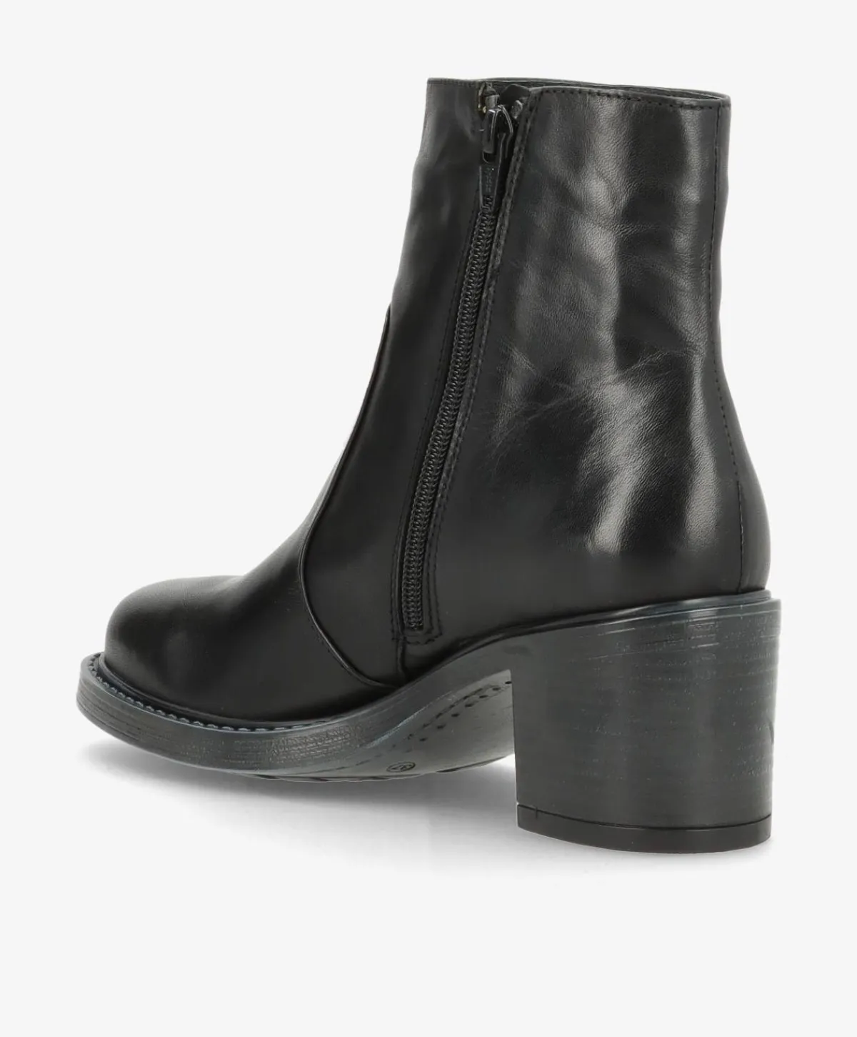 Dame Shoedesign Copenhagen KIRAN Sort - Høj støvle med hæl - læder