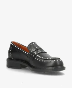 Dame Shoedesign Copenhagen LASHES - Sort læder - Loafers Dame