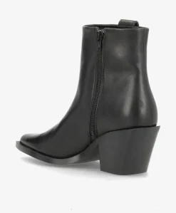 Dame phenumb copenhagen LIA - Dame Ankelstøvle med hæl - Sort læder