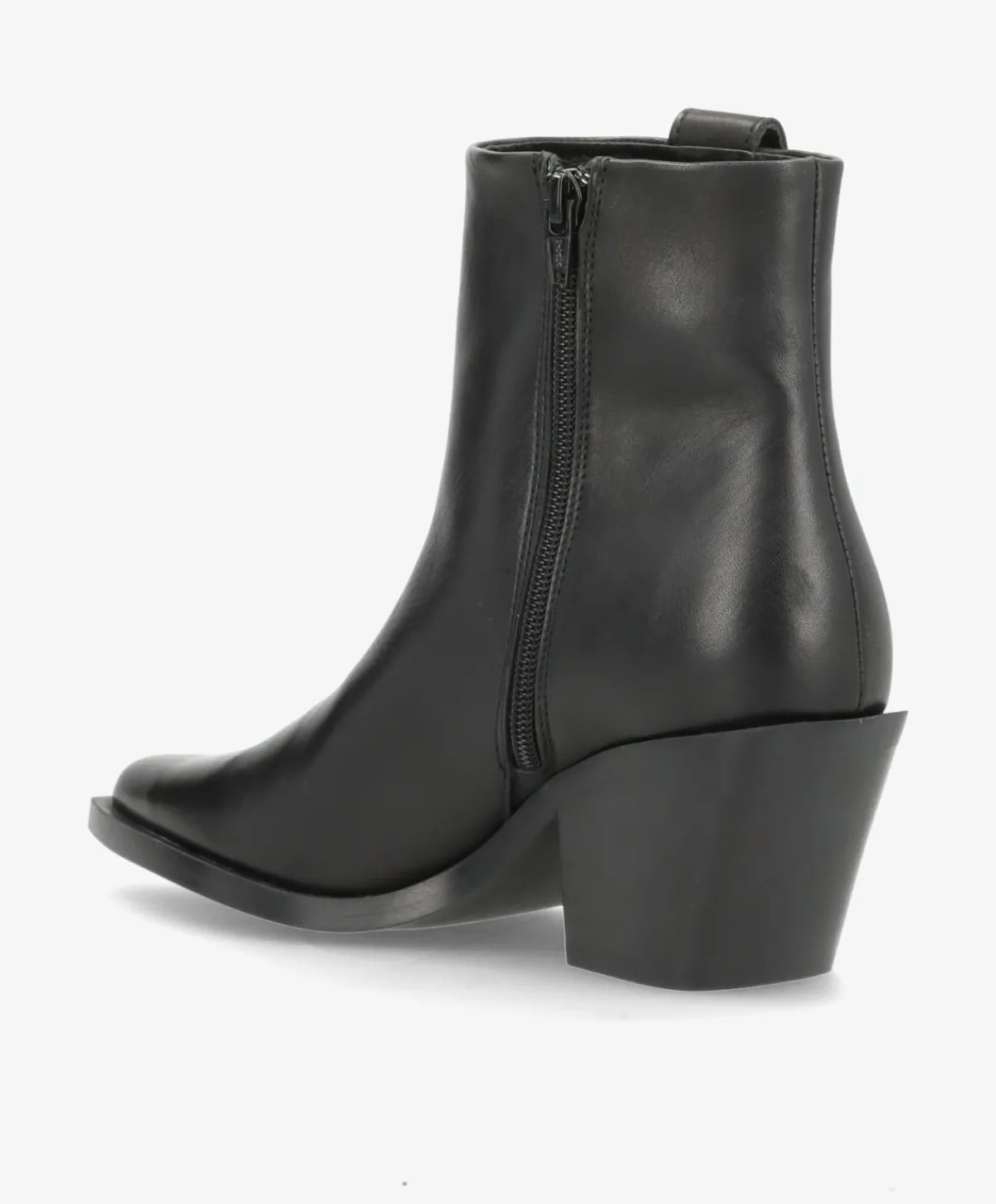 Dame phenumb copenhagen LIA - Dame Ankelstøvle med hæl - Sort læder