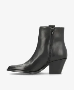 Dame phenumb copenhagen LIA - Dame Ankelstøvle med hæl - Sort læder