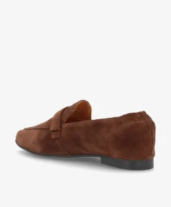 Dame Shoedesign Copenhagen LUCY S - ruskind - Loafers med spids Dame