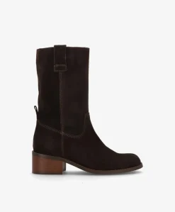 Dame phenumb copenhagen MARTINA S - Mørkebrun ruskind - Høj støvle Dame