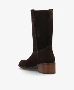 Dame phenumb copenhagen MARTINA S - Mørkebrun ruskind - Høj støvle Dame