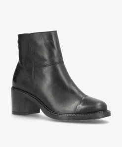 Dame Shoedesign Copenhagen MARY - Ankel støvle med hæl - læder