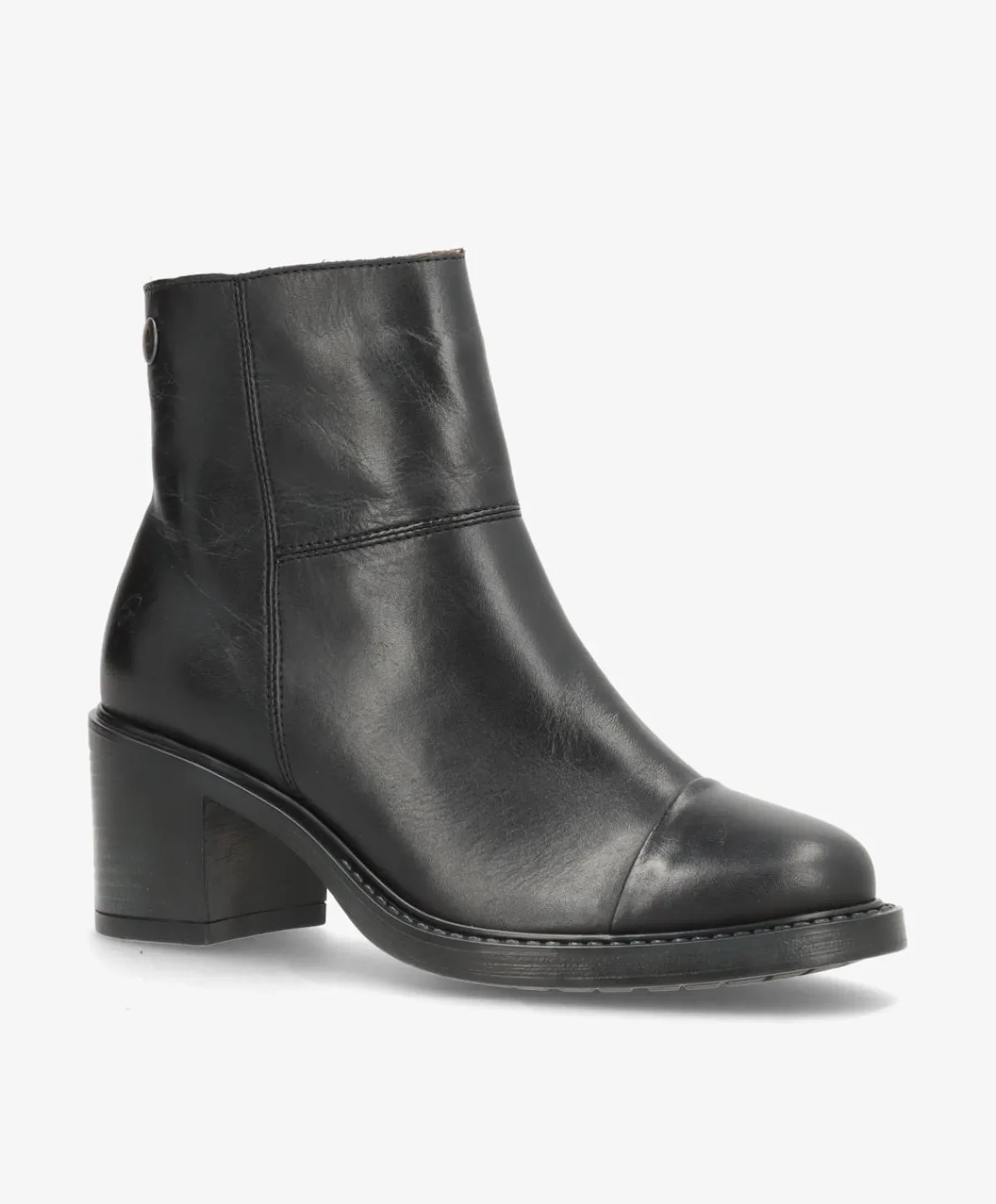 Dame Shoedesign Copenhagen MARY - Ankel støvle med hæl - læder