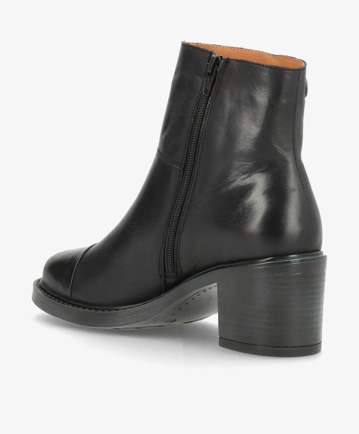 Dame Shoedesign Copenhagen MARY - Ankel støvle med hæl - læder