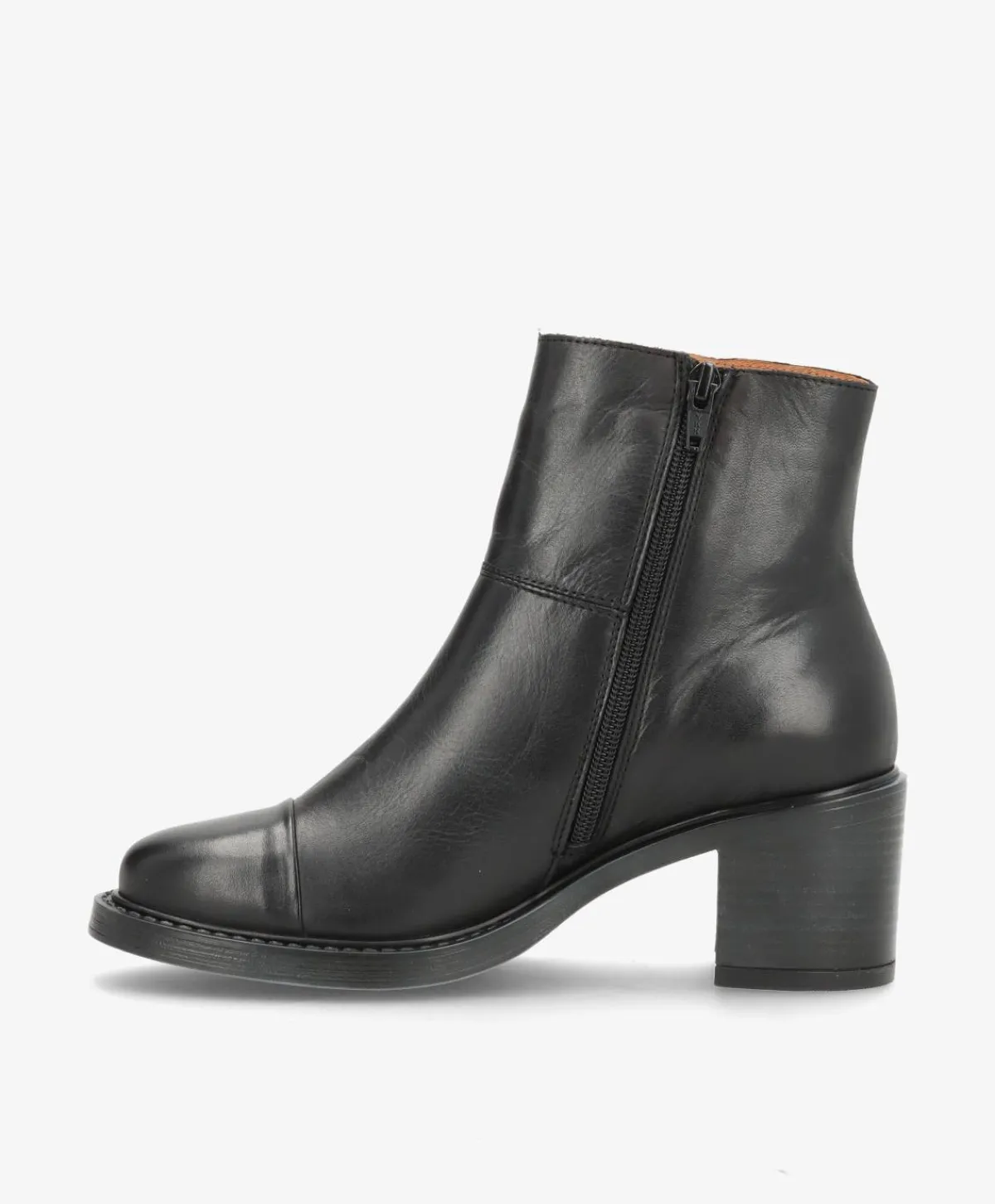 Dame Shoedesign Copenhagen MARY - Ankel støvle med hæl - læder