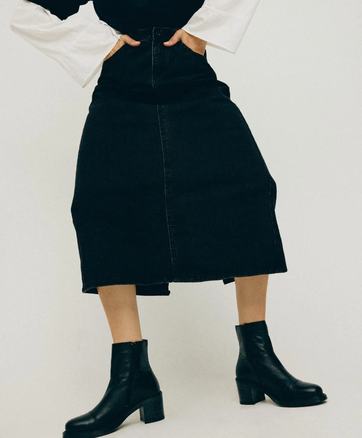 Dame Shoedesign Copenhagen MARY - Ankel støvle med hæl - læder