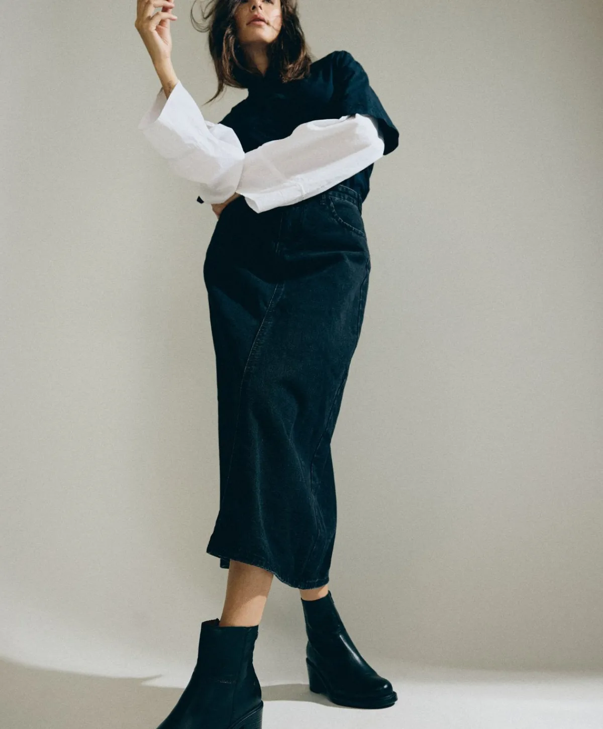 Dame Shoedesign Copenhagen MARY - Ankel støvle med hæl - læder