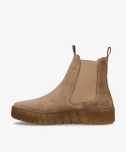 Dame Shoedesign Copenhagen MOOVED S - ruskind - Chelsea støvler Dame