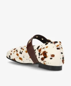 Dame phenumb copenhagen MORE Ha - pony hair læder - Ballerina med rem Dame