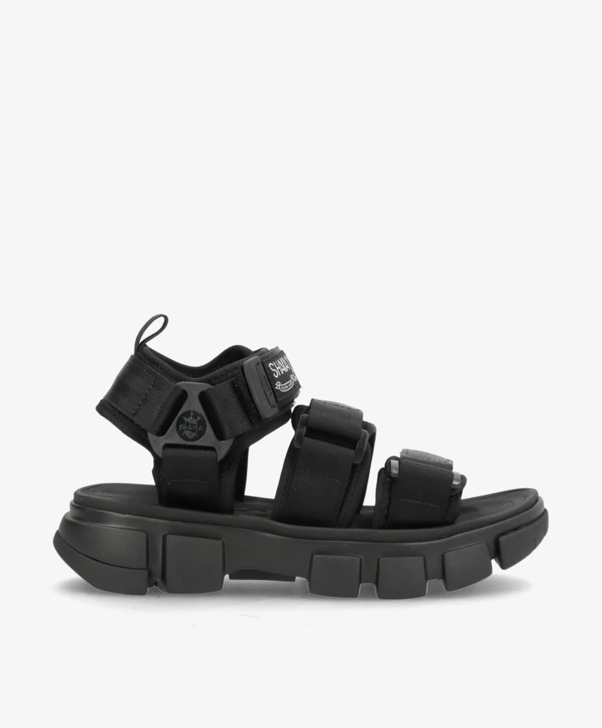 Dame Shaka NEO BUNGY BLK - Sandal Dame - Sort