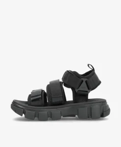 Dame Shaka NEO BUNGY BLK - Sandal Dame - Sort