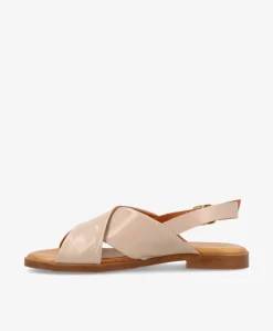 Dame Shoedesign Copenhagen NICOLA P - lak læder - Flade sandaler