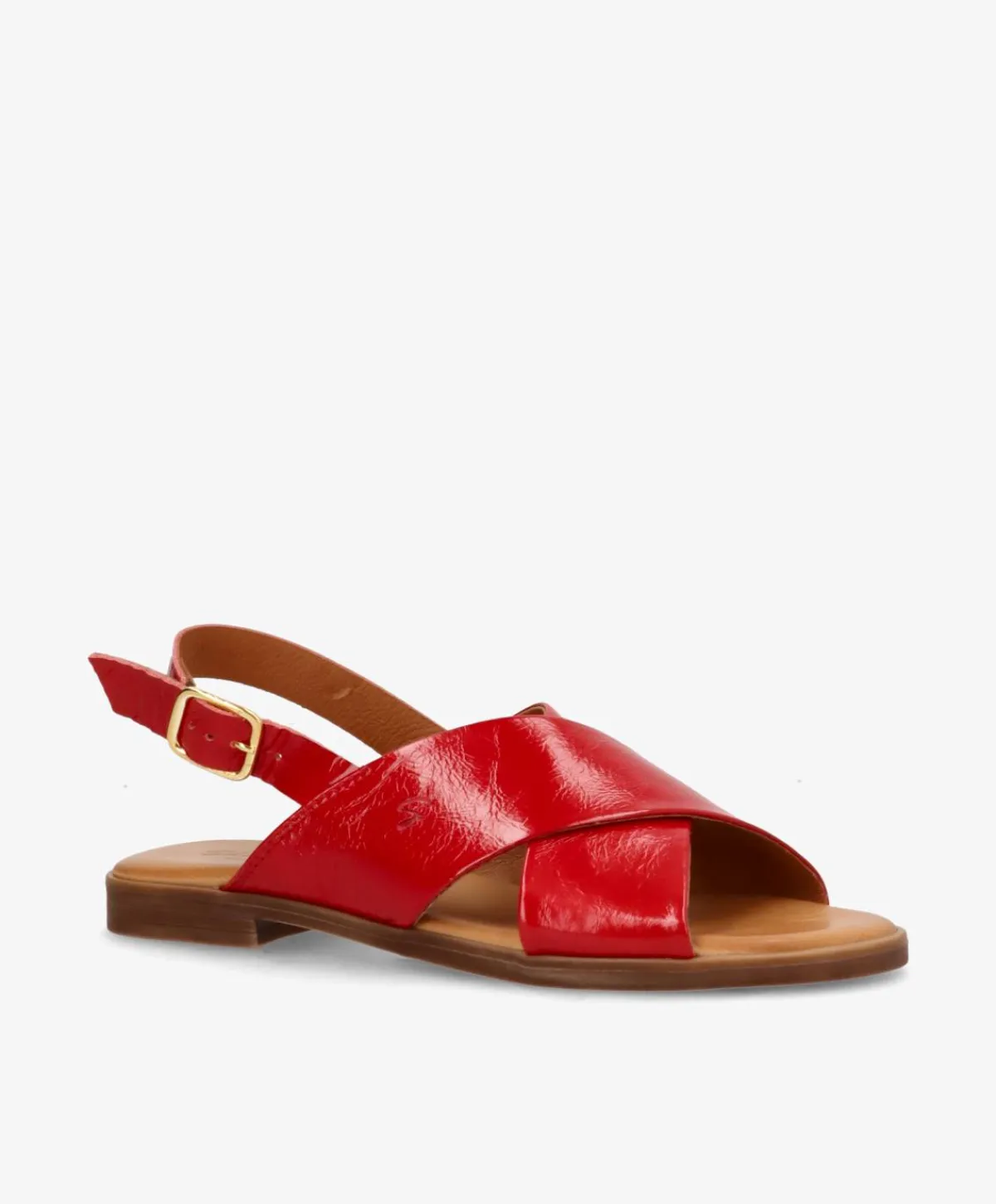 Dame Shoedesign Copenhagen NICOLA P - lak læder - Flade sandaler