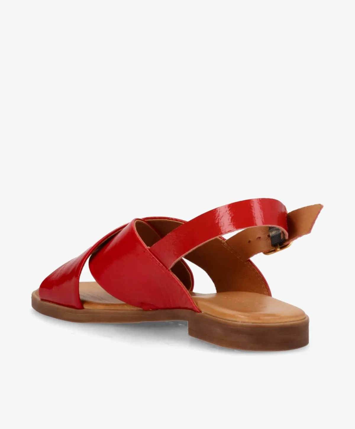 Dame Shoedesign Copenhagen NICOLA P - lak læder - Flade sandaler