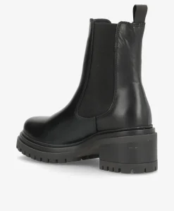 Dame Shoedesign Copenhagen NIKKIE Sort - Chelsea støvle - læder