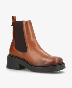 Dame Shoedesign Copenhagen SADDLE - læder - Chelsea støvler Dame