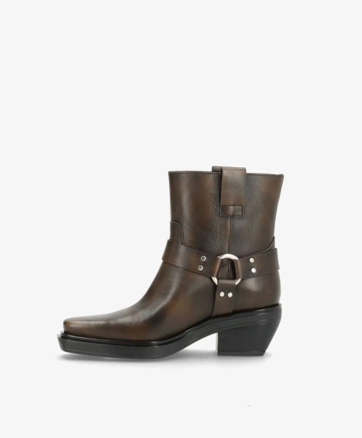 Dame phenumb copenhagen STORM - Dame Biker støvle med hæl - læder