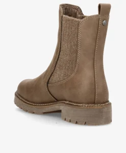 Dame Tamaris Støvle - Dame - Taupe - 1-25483-45