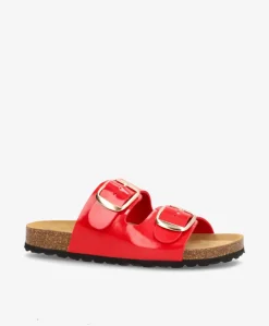 Dame Shoedesign Copenhagen TORPINA (TOPIC) P - lak - Sliders Dame