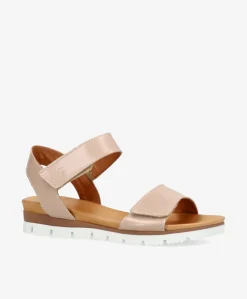 Dame Shoedesign Copenhagen TOSCANA P - lak læder - Flade sandaler