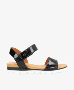 Dame Shoedesign Copenhagen TOSCANA P - lak læder - Flade sandaler